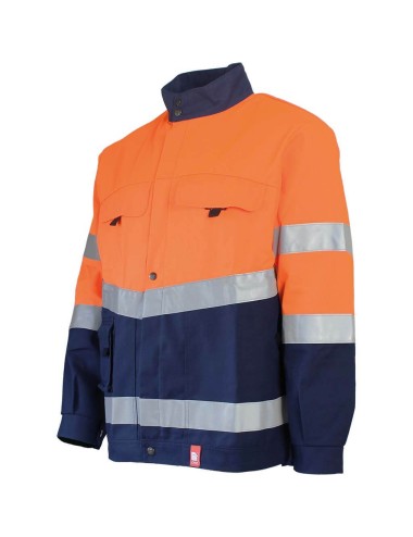 Blouson haute visibilite classe 2 select wear DMD cotepro marine