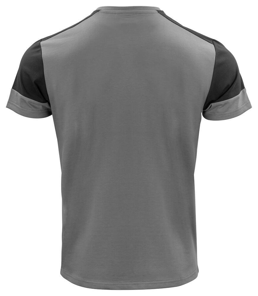 Tee shirt homme manches courtes bicolore Prime Printer cotepro gris