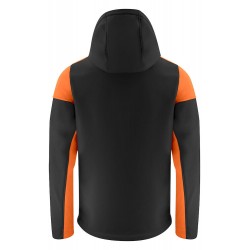 Veste softshell impermeable bicolore prime Printer cotepro orange vue 1