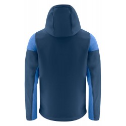 Veste softshell impermeable bicolore prime Printer cotepro bleu vue 1