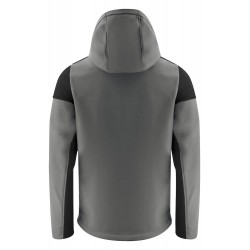 Veste softshell impermeable bicolore prime Printer cotepro gris vue 1