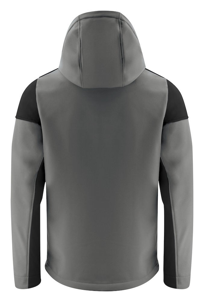 Veste softshell impermeable bicolore prime Printer cotepro gris