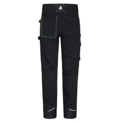 Pantalon travail stretch ripstop Bill North Ways noir vue 3 cotepro.fr