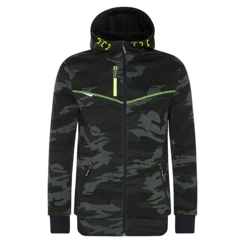 Gilet travail capuche Botta North Ways camo vue 1 cotepro.fr