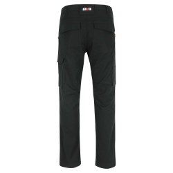 Pantalon travail extensible poches genoux Dero Herock noir vue 2 cotepro.fr