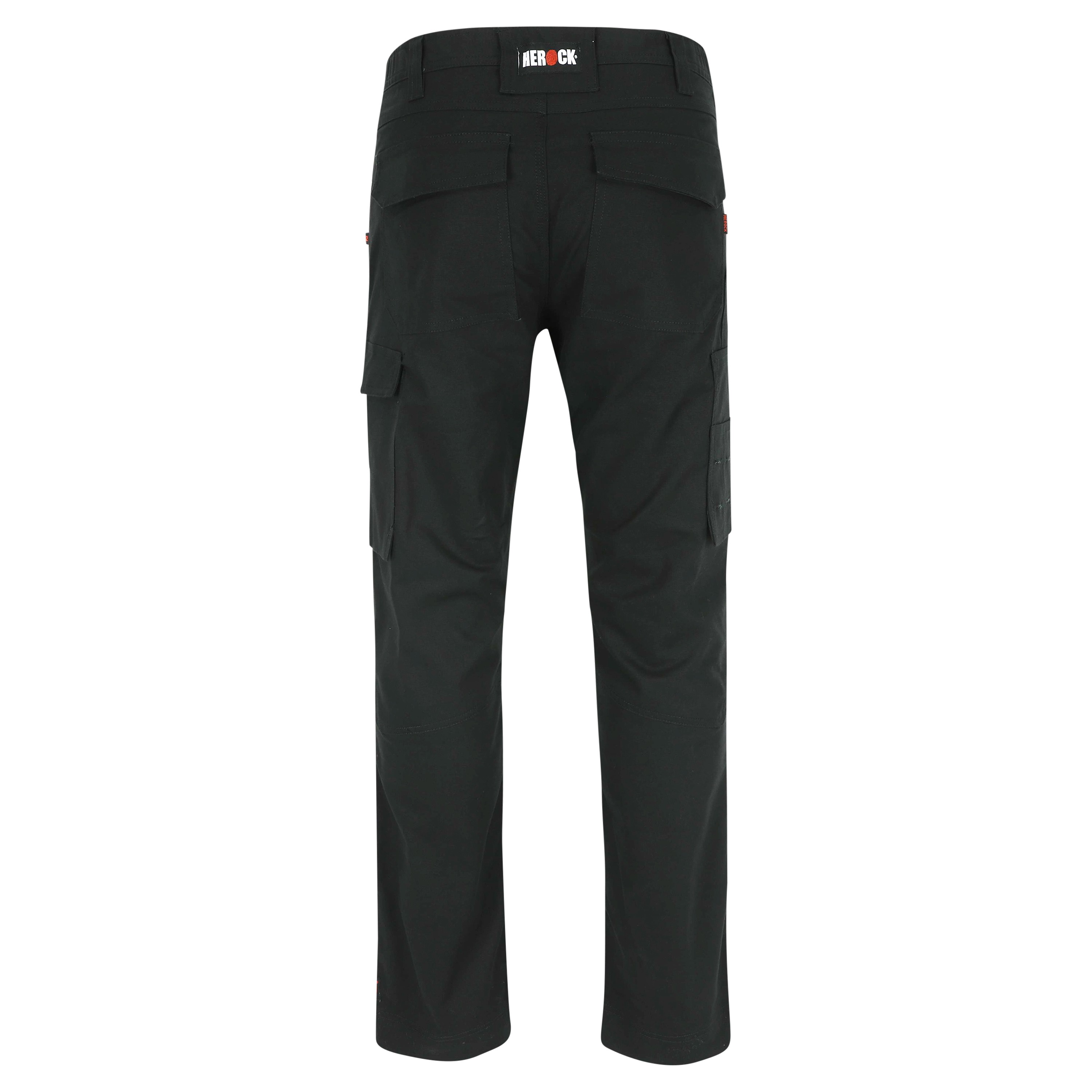 Pantalon travail extensible poches genoux Dero Herock noir vue 1 cotepro.fr