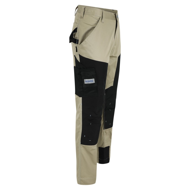 Pantalon travail stretch coolmax confort Capua Herock beige vue 1 cotepro.fr