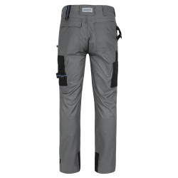 Pantalon travail stretch coolmax confort Capua Herock gris vue 3 cotepro.fr