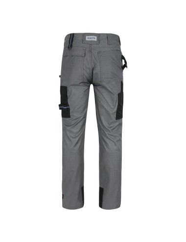 Pantalon travail stretch coolmax confort Capua Herock gris vue 3 cotepro.fr