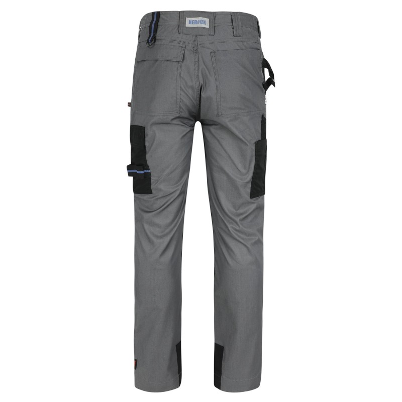 Pantalon travail stretch coolmax confort Capua Herock gris vue 1 cotepro.fr