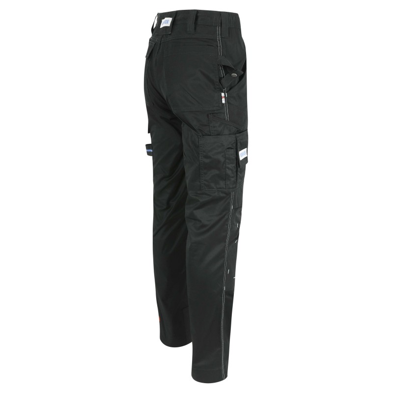 Pantalon travail stretch coolmax confort Capua Herock noir vue 1 cotepro.fr