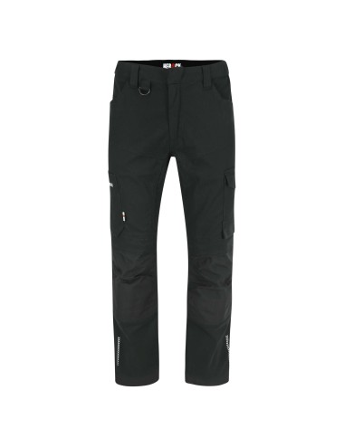 Pantalon travail coton stretch resistant Xeni Herock noir vue 1 cotepro.fr
