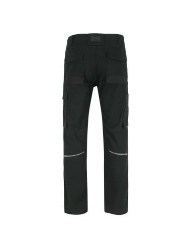 Pantalon travail coton stretch resistant Xeni Herock noir vue 2 cotepro.fr