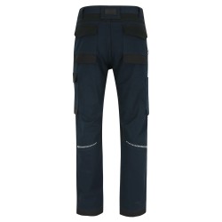 Pantalon travail coton stretch resistant Xeni Herock marine vue 2 cotepro.fr