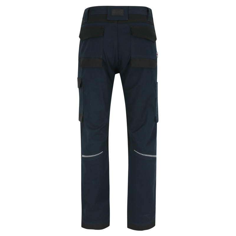 Pantalon travail coton stretch resistant Xeni Herock marine vue 1 cotepro.fr