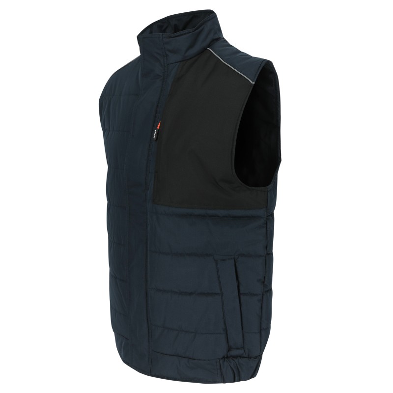 Gilet bodywarmer ripstop multipoches Diomedes Herock marine vue 1 cotepro.fr