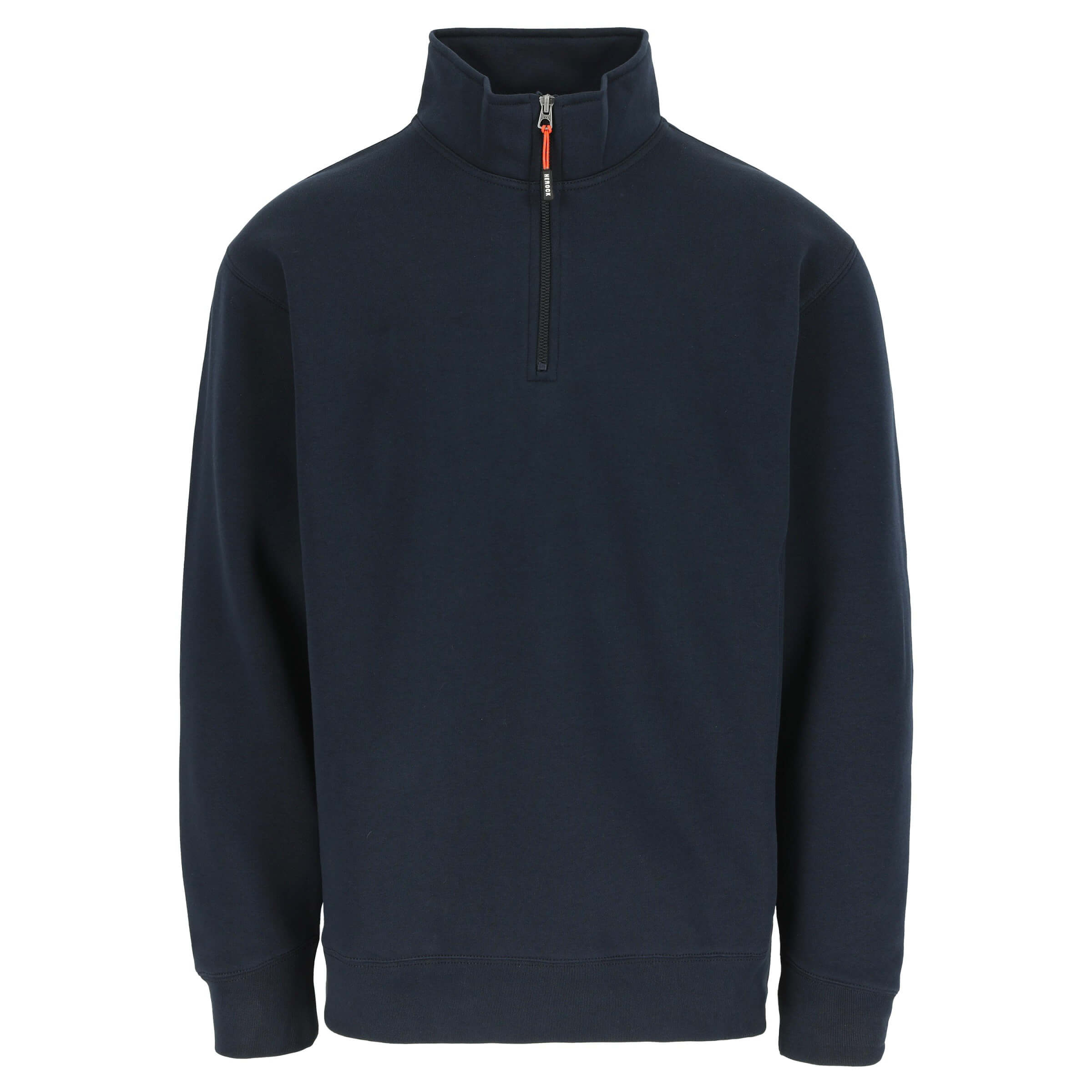sweat travail col montant zippe Vigor Herock marine vue 1 cotepro.fr