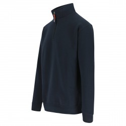 sweat travail col montant zippe Vigor Herock marine vue 2 cotepro.fr