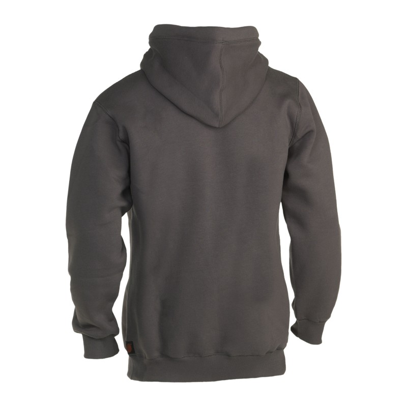 sweat travail capuche poche kangourou Hesus Herock gris vue 1 cotepro.fr