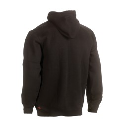 sweat travail capuche poche kangourou Hesus Herock marron vue 2 cotepro.fr