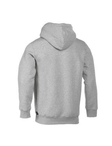 sweat travail capuche poche kangourou Hesus Herock gris clair vue 2 cotepro.fr