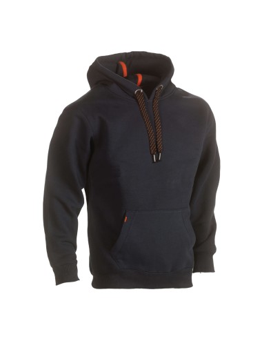 sweat travail capuche poche kangourou Hesus Herock noir vue 1 cotepro.fr