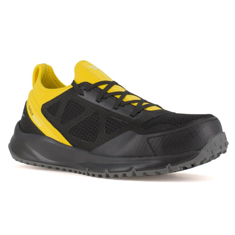 basket securite legere trail running S3 Reebok jaune cotepro.fr