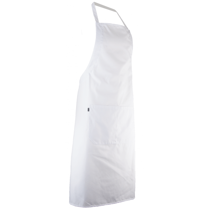 Tablier cuisinier hauteur reglable LMA blanc cotepro.fr