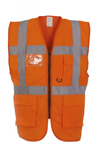 Gilet haute visibilite EN471 multifonction Yoko orange cotepro.fr