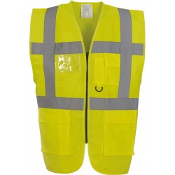 Gilet haute visibilite EN471 multifonction Yoko jaune cotepro.fr