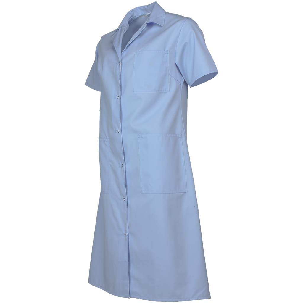 Blouse travail femme Annie manches courtes DMD bleu ciel cotepro.fr