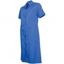 Blouse travail femme Annie manches courtes DMD bleu cotepro.fr
