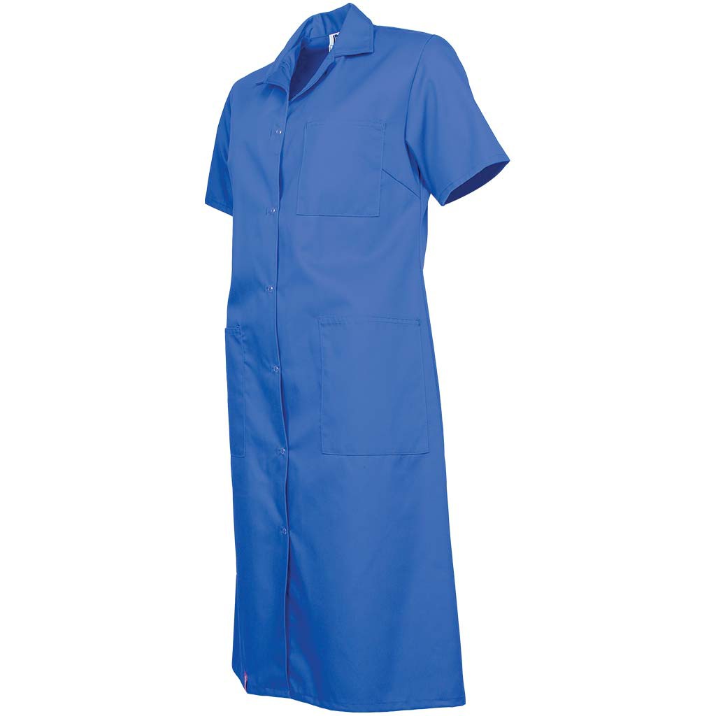 Blouse travail femme Annie manches courtes DMD bleu cotepro.fr