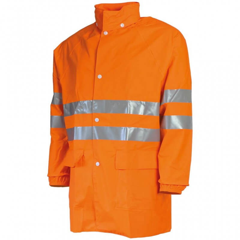 Veste pluie haute visibilite orange sonomix DMD cotepro.fr