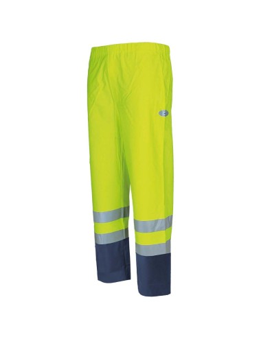 Pantalon haute visibilite impermeable jaune marine sonoflex DMD