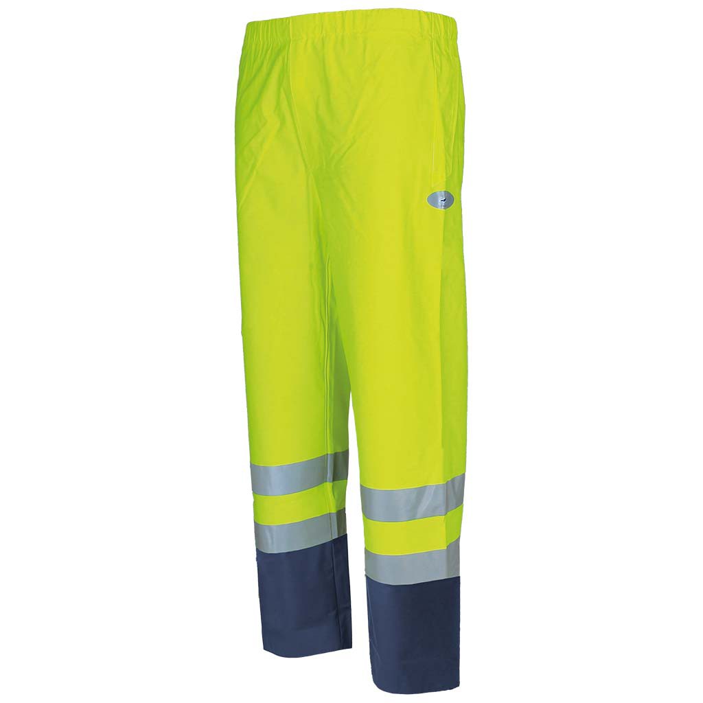 Pantalon haute visibilite impermeable jaune marine sonoflex DMD