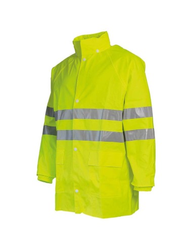 Veste pluie haute visibilite jaune orange sonoflex DMD