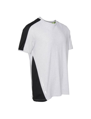 Tee shirt manches courtes contraste Andy North Ways blanc vue 2 cotepro.fr