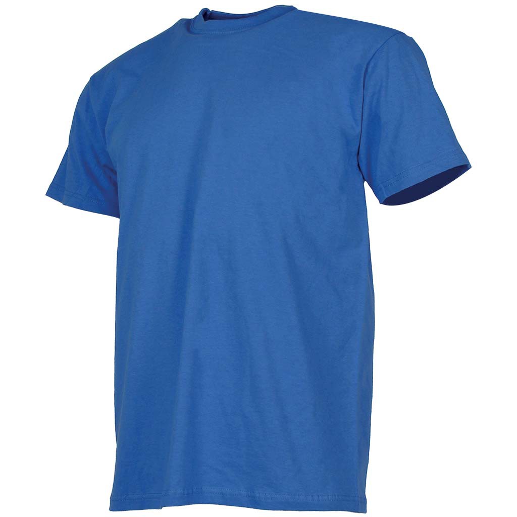 Tee shirt travail manches courtes coton DMD bleu cotepro.fr