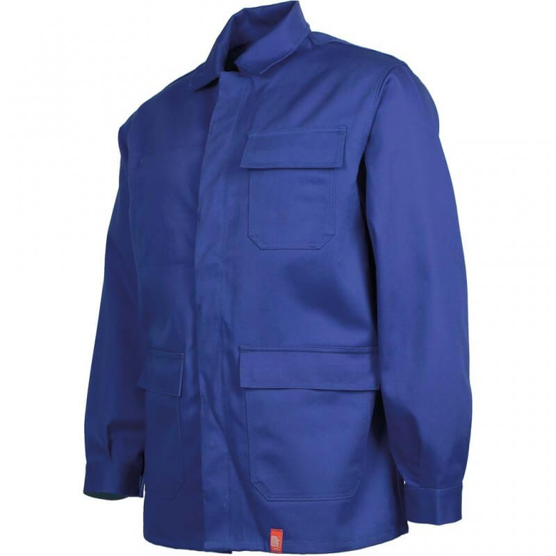 Veste travail multirisques retardateur flamme 610PRO DMD bleu cotepro.fr