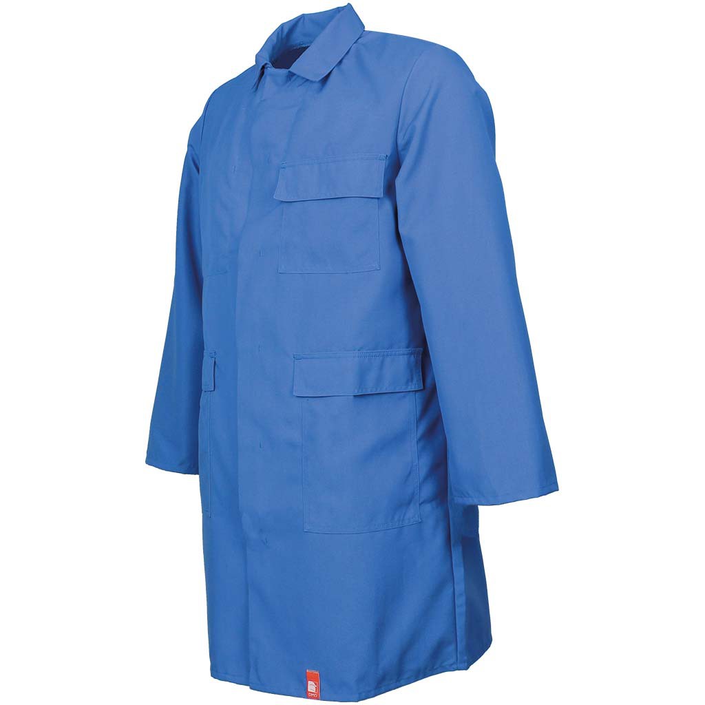 Blouse travail anti acide EN13034 multirisques DMD bleu cotepro.fr