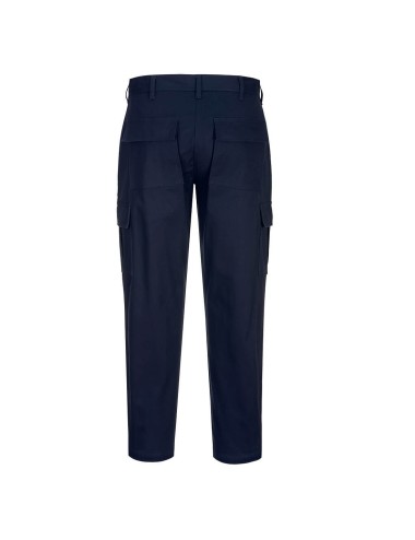 Pantalon travail femme cargo extensible S233 Portwest marine vue 2 cotepro.fr