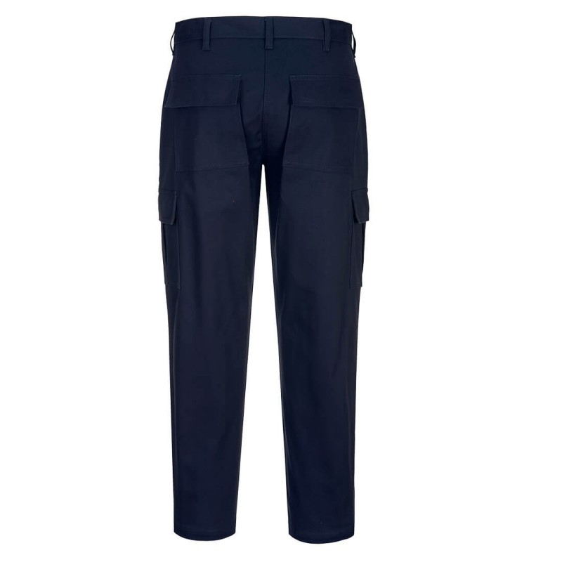 Pantalon travail femme cargo extensible S233 Portwest marine vue 1 cotepro.fr