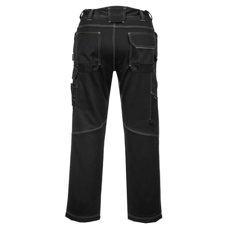 Pantalon travail femme stretch holster PW380 Portwest noir vue 1 cotepro.fr