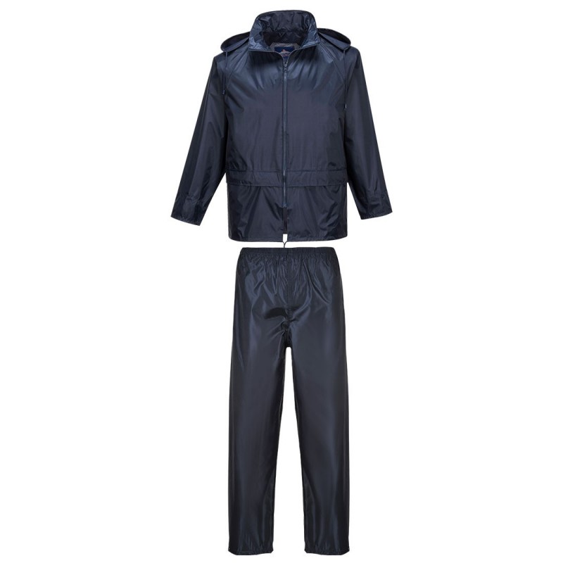 Ensemble pluie impermeable pantalon veste Portwest marine cotepro.fr