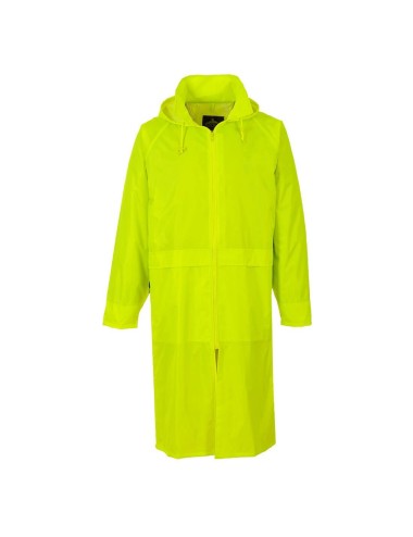 Manteau pluie impermeable longueur 120 Portwest jaune vue 1 cotepro.fr