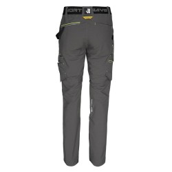 Pantalon travail ceinture elastiquee Curren North Ways gris vue 3 cotepro.fr
