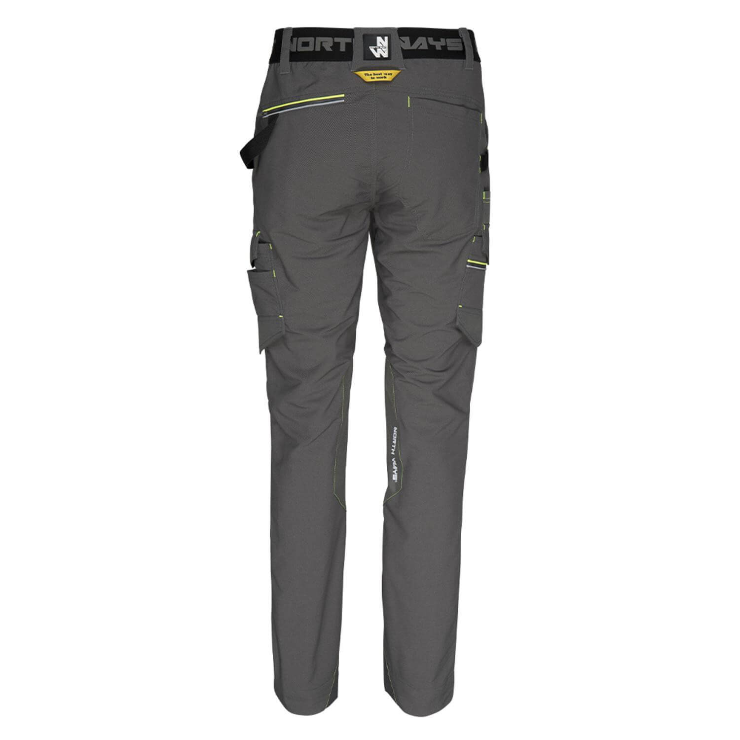 Pantalon travail ceinture elastiquee Curren North Ways gris vue 1 cotepro.fr
