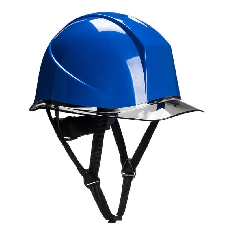 Casque chantier visiere transparente skyview Portwest bleu vue 1 cotepro.fr