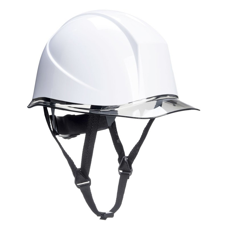 Casque chantier visiere transparente skyview Portwest blanc vue 1 cotepro.fr